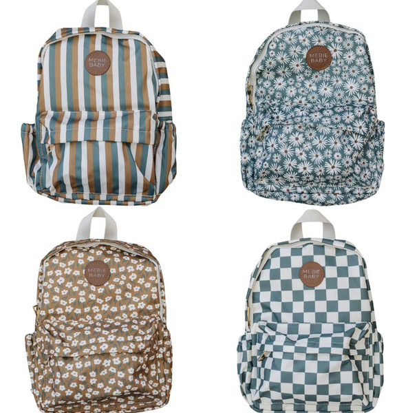 Mebie Baby Mini Backpack- Sunset Stripes