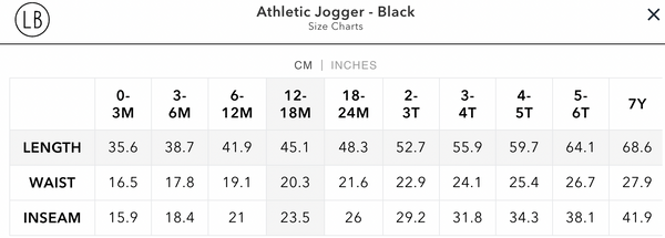 Athletic Jogger - Black