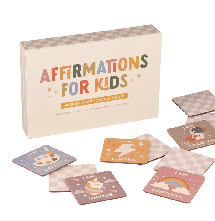 Affirmations For Kids Memory Matching Game