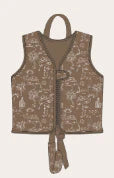 Swim Vest - Brown California **COMING MID FEB 25**