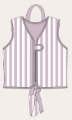 Swim Vest - Purple Stripes **COMING MID FEB 25**