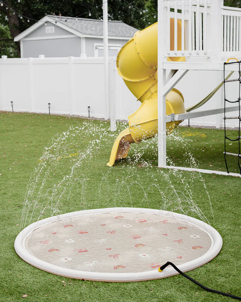 Sprinkler Splash Pad for Kids - Bows & Bloom