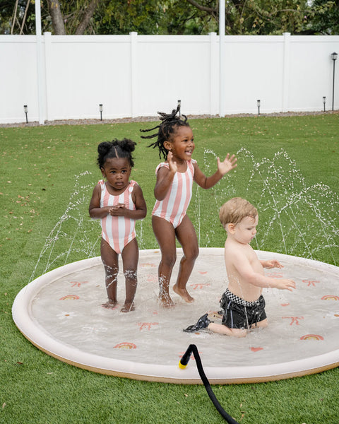 Sprinkler Splash Pad for Kids - Bows & Bloom