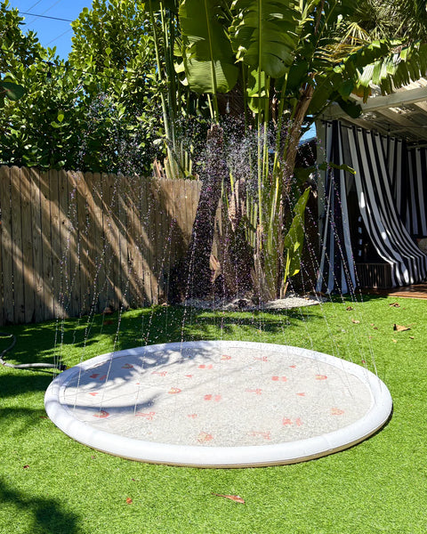 Sprinkler Splash Pad for Kids - Bows & Bloom