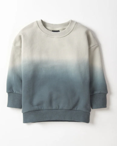 Ombre Elevated Crewneck - Night Fall