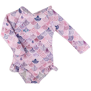 The "Sofia" Ruffle Rashguard Suit