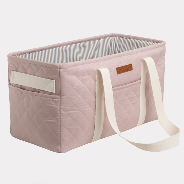 Quilted Everyday Tote Bag - Pink