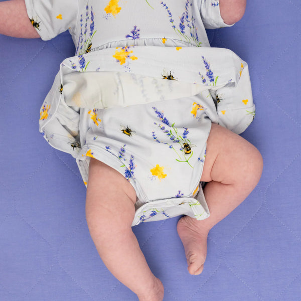 Short Sleeve Skirted Onesie - Sweet B