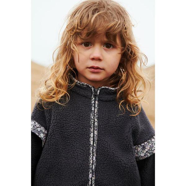 Fleece Jacket Ellena - Black Sea
