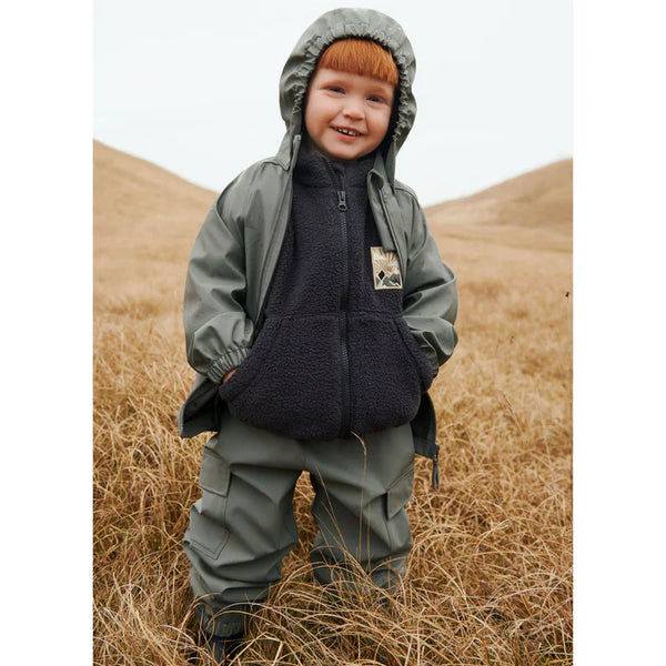 Fleece Jacket Helge - Black Sea