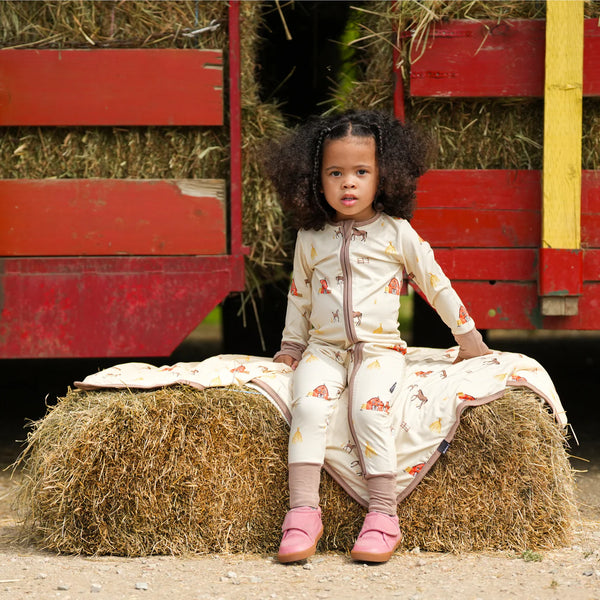 Bamboo Zipper Sleeper - Hay Neighbour