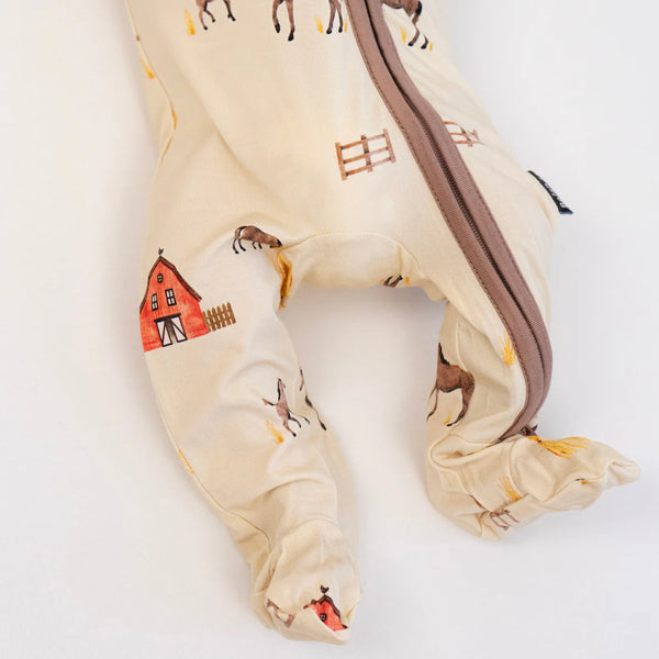 Bamboo Zipper Sleeper - Hay Neighbour