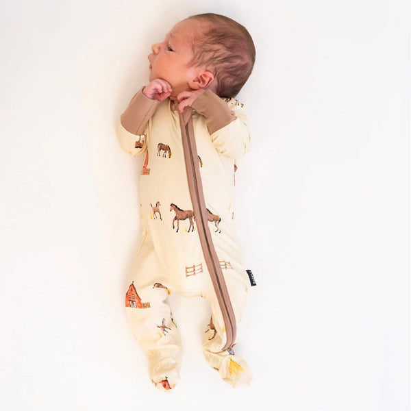 Bamboo Zipper Sleeper - Hay Neighbour