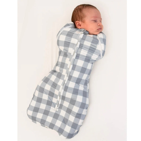 1.0 TOG Convertible Swaddle Sack - Denim Plaid