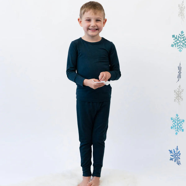 Long Sleeve PJ Set - Midnight