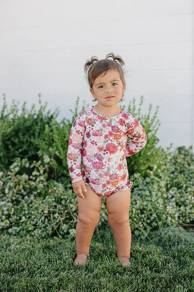 The "Harper" Ruffle Rashguard Suit