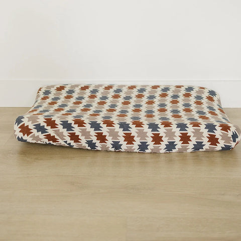 Western Aztec Muslin Changing Pad Cover