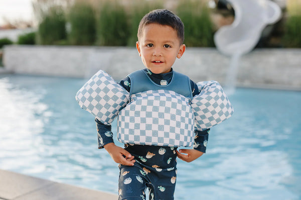 Floaties - Blue Checkers