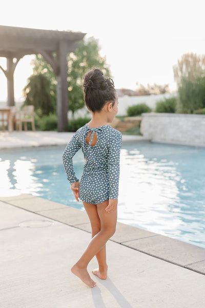 The "August" Ruffle Rashguard Suit