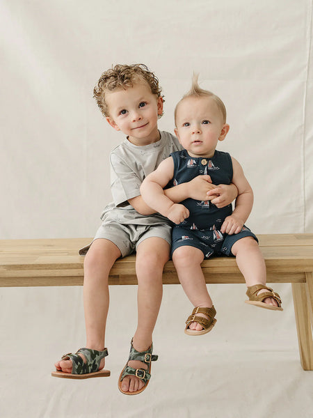 Sailboat Short Romper