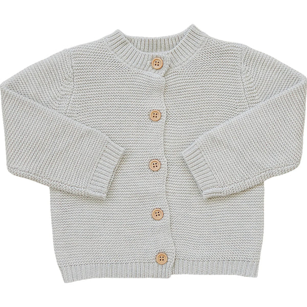 Oatmeal Knit Button Down Cardigan