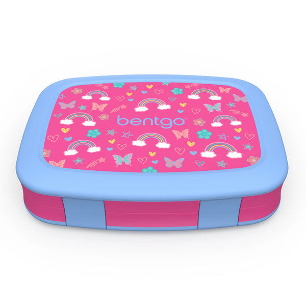 Bentgo Kids Prints - Rainbows & Butterflies