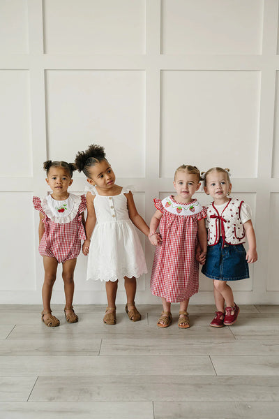 White Eyelet Dress
