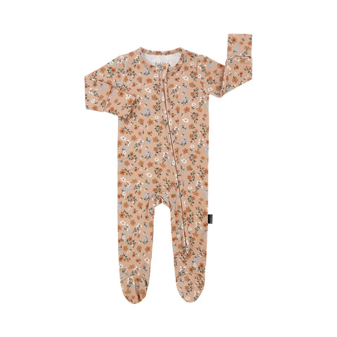 Bamboo Zipper Sleeper - Amber Garden