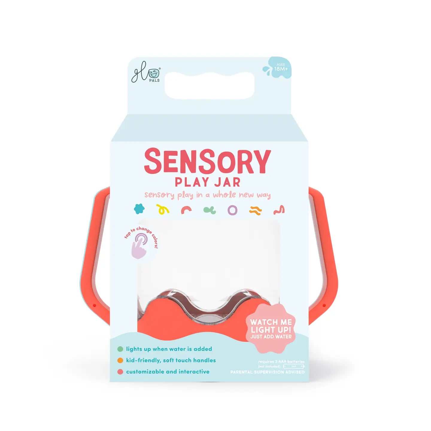 Coral Sensory Play Jar