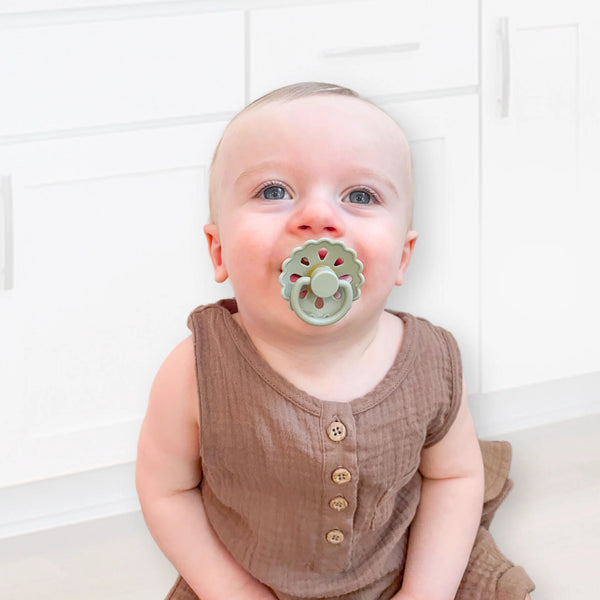 Natural Latex Pacifiers - Blush & Cream