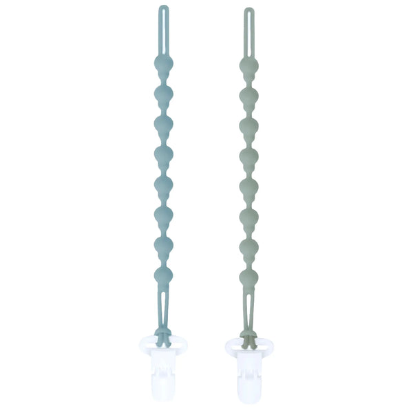 Pacifier Clip - Sage & Dusty Teal