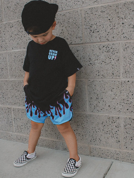 Never Grow Up T-Shirt Blue