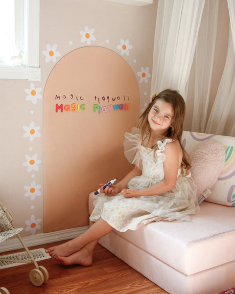 Blush Magic Playwall - Arch Magnetic Wall Decal For Kids