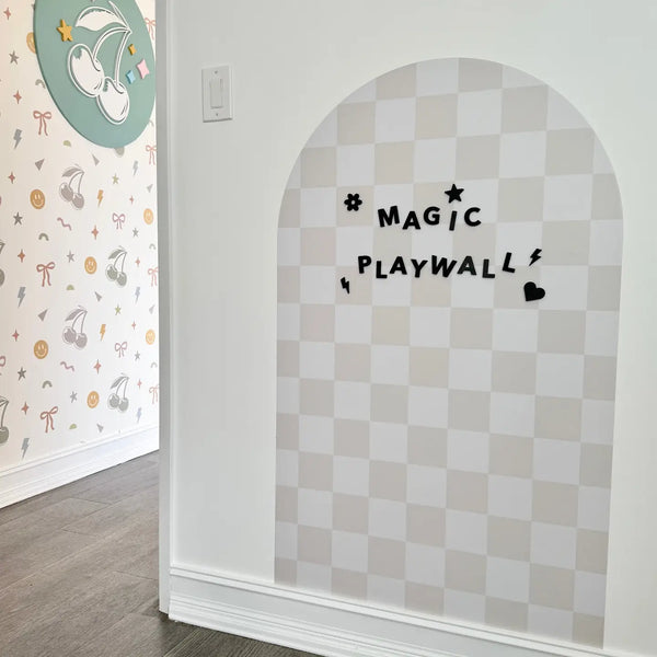 Mega Magic Playwall - Arch Magnetic Wall Decal For Kids