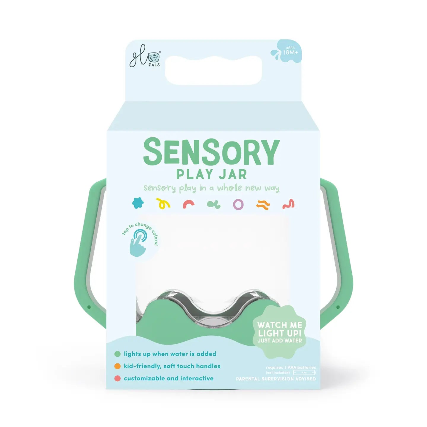Teal Sensory Play Jar