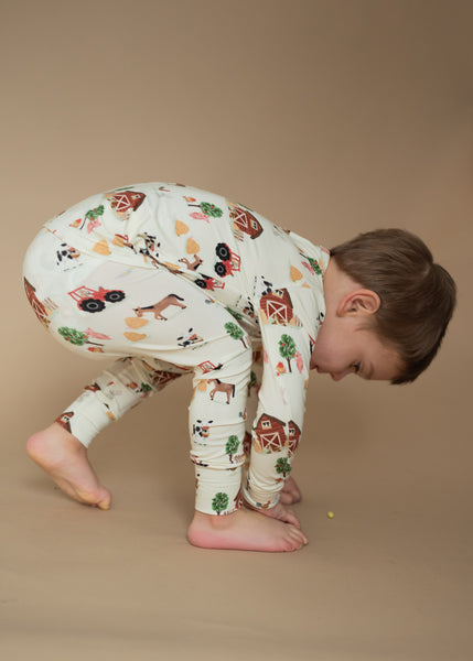 Easter on the Farm Bamboo Two-Piece PJs