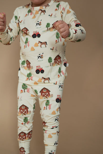 Easter on the Farm Bamboo Two-Piece PJs