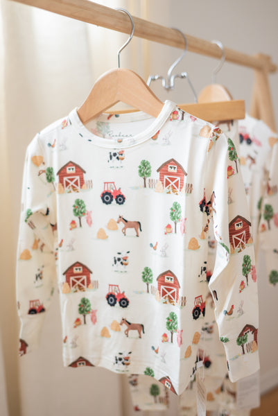 Easter on the Farm Bamboo Two-Piece PJs