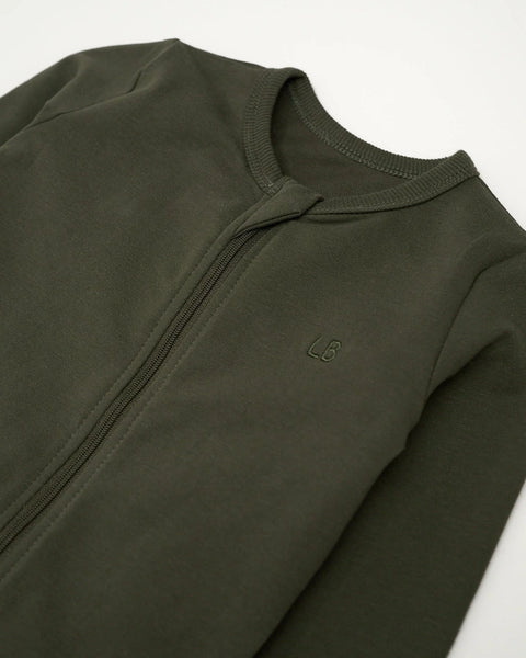 2-Way Zip Romper - Hunter