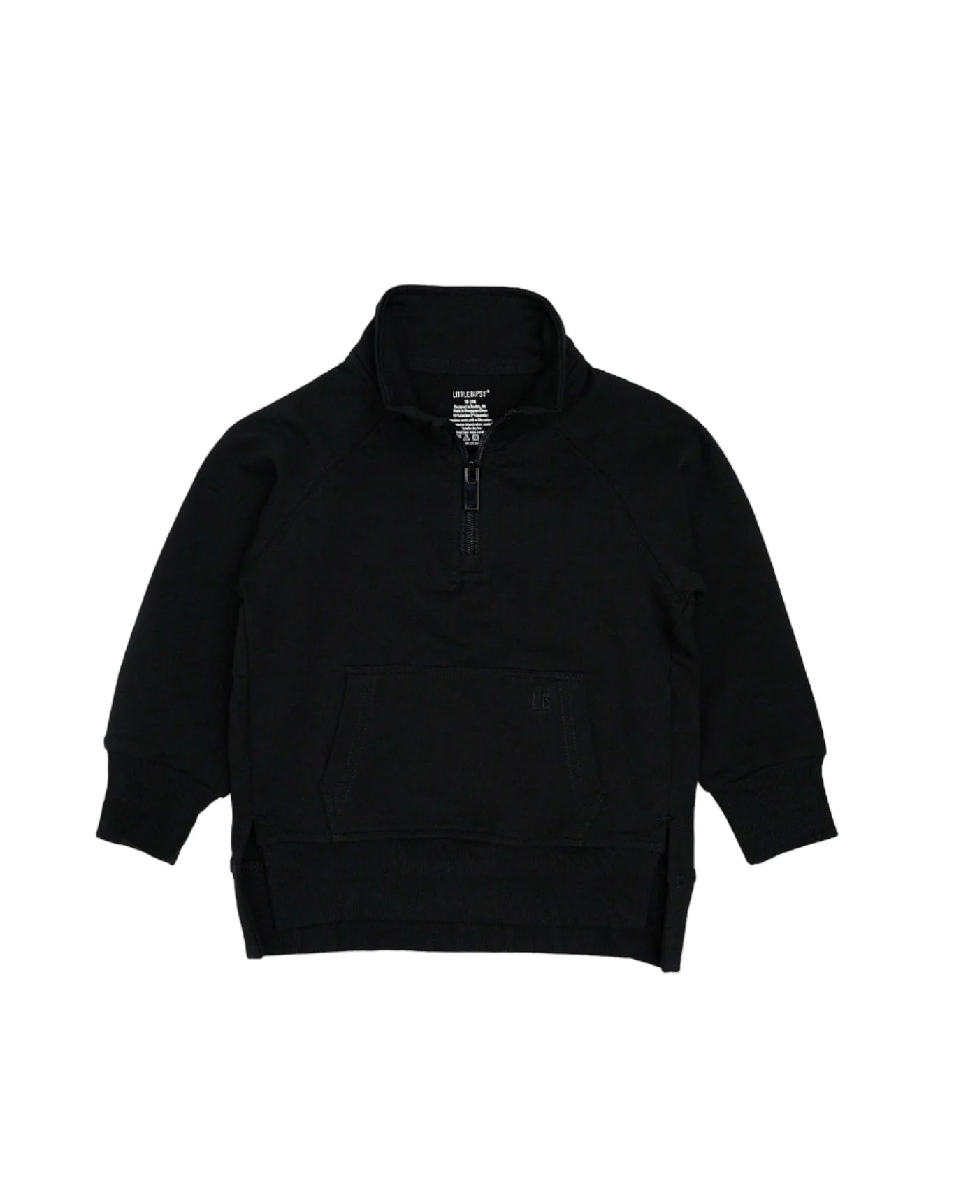 Quarter Zip Pullover - Black
