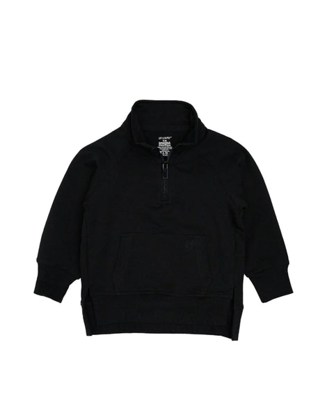 Quarter Zip Pullover - Black