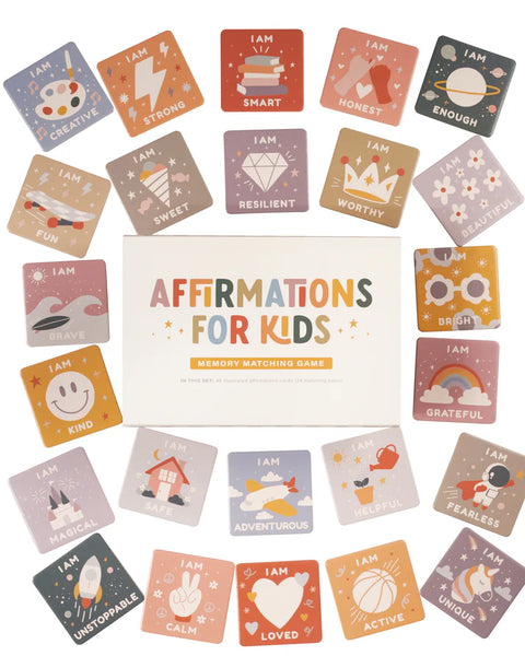 Affirmations For Kids Memory Matching Game