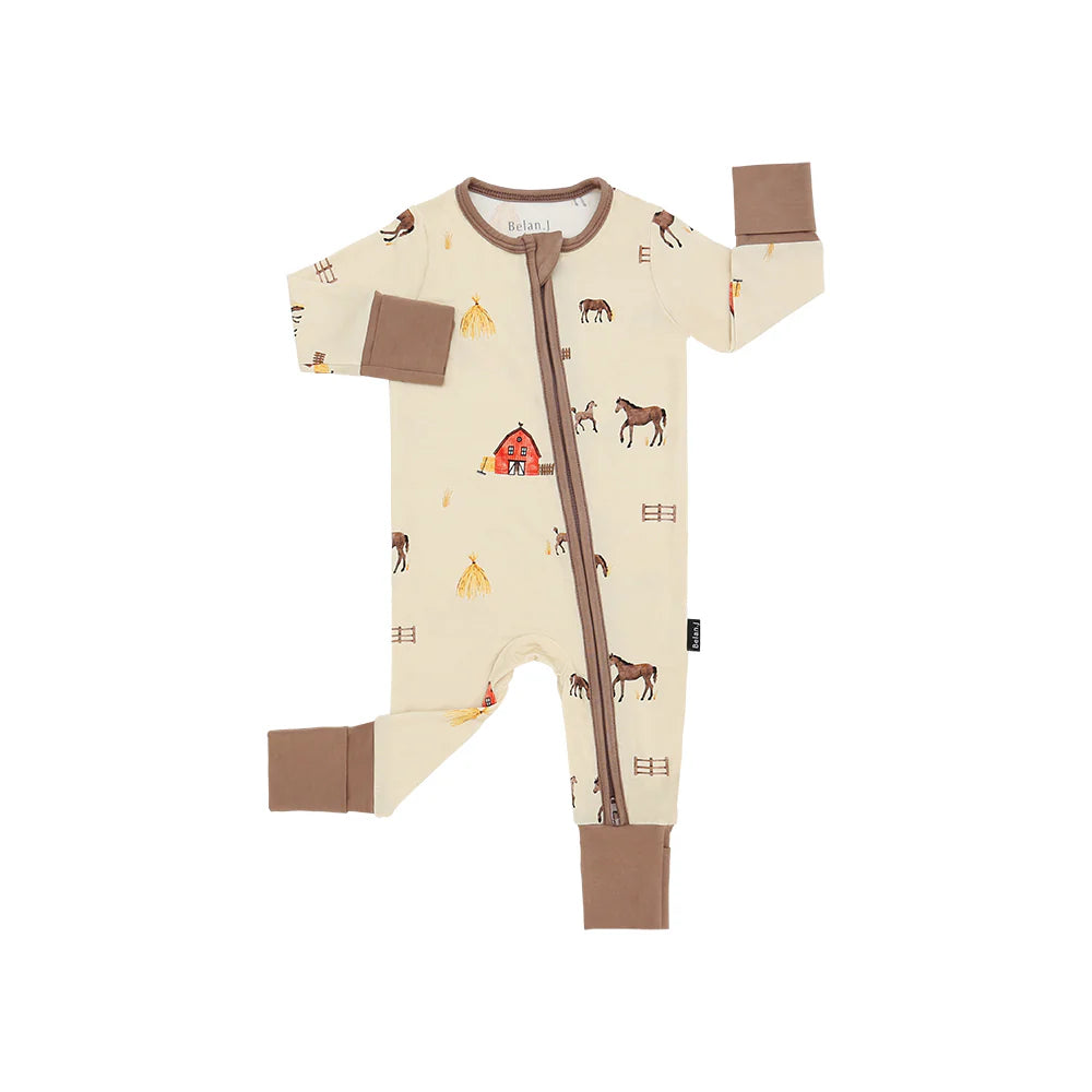 Bamboo Zipper Sleeper - Hay Neighbour