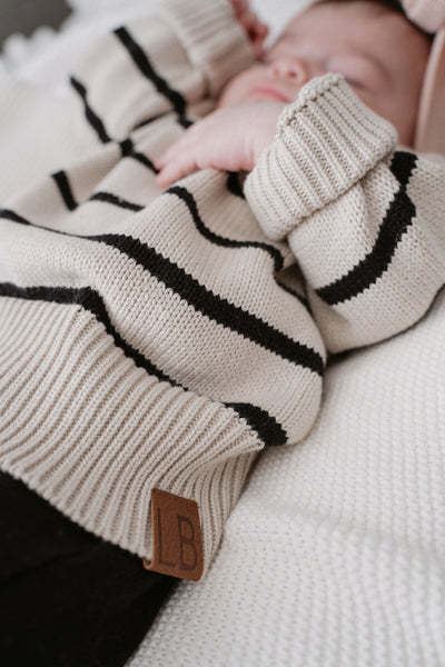 Knit Sweater - Pinstripe