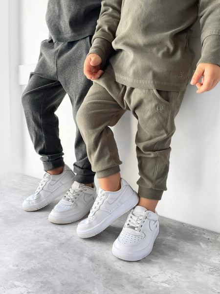 Ribbed Jogger - Green