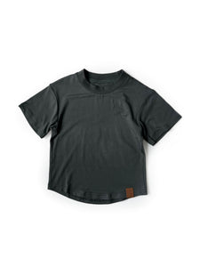 Oversized Bamboo Tee - Pewter
