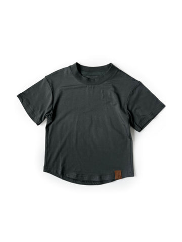 Oversized Bamboo Tee - Pewter