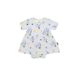 Short Sleeve Skirted Onesie - Sweet B