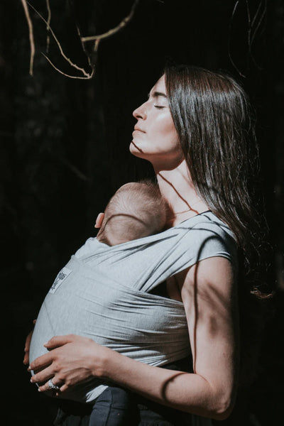 The Rachel Beluga Wrap- Light Grey Heather