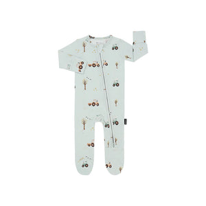 Bamboo Zipper Sleeper - Tractors